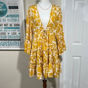 Spiaggia Dolce cover-up Ruffles Floral Cottage Core Coastal Cowgirl feminine